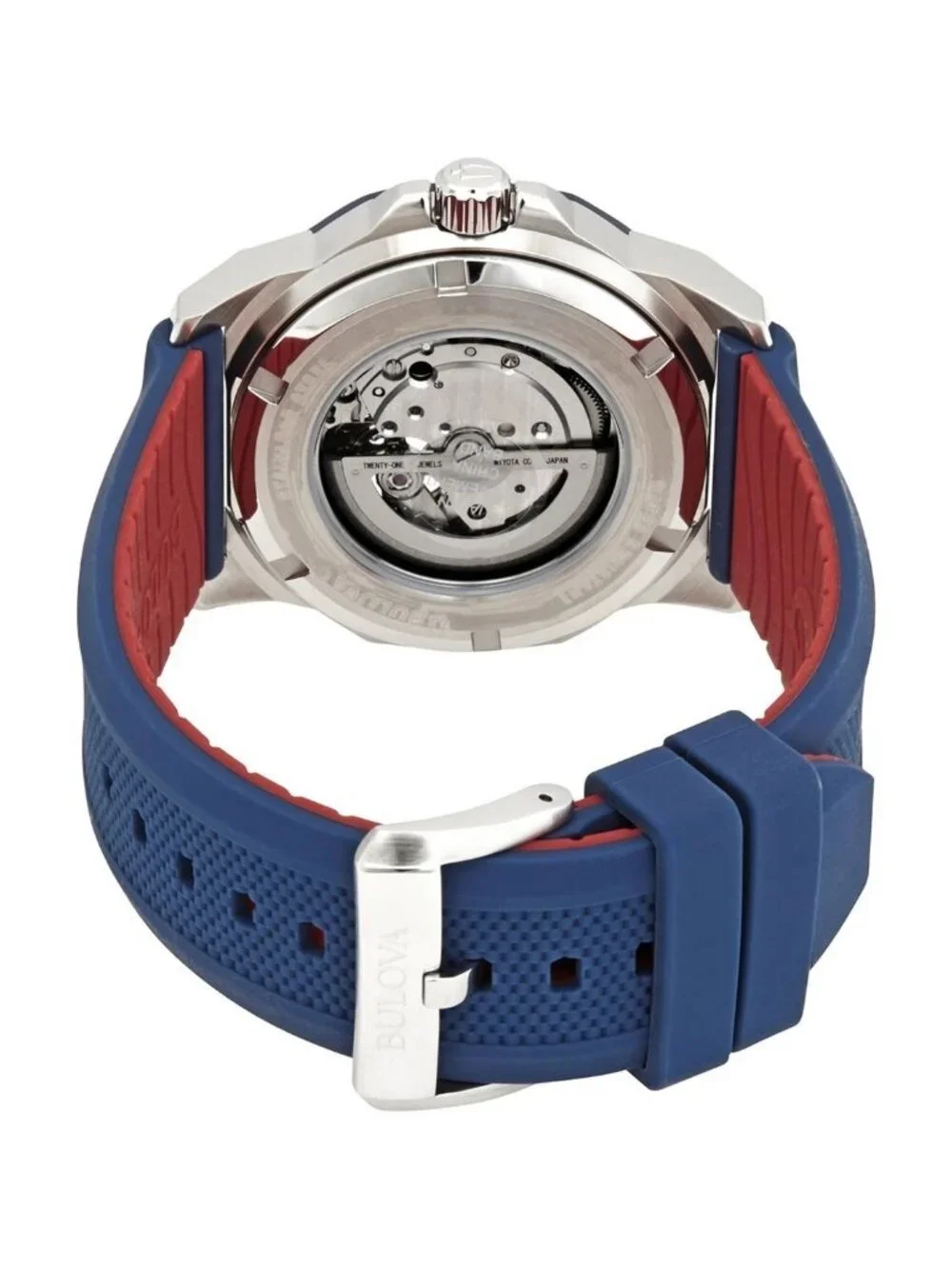 NWT Bulova Marine Star Automatic Silver White Dial Men's Watch